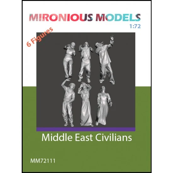 Mironious MM72111 1/72 Middle East Civilians (6 figures) - Model Figures