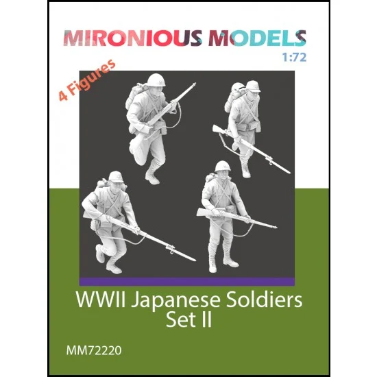 Mironious MM72220 1/72 WWII Japanese Soldiers Set II - Model Figures
