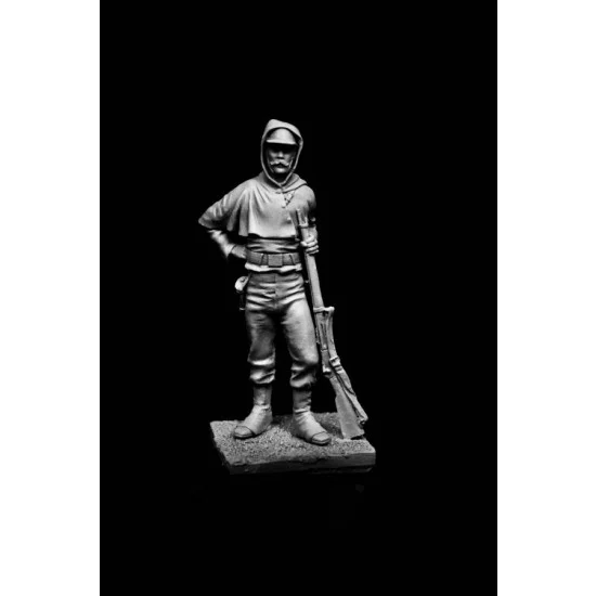 Mitches Military Models 009 75mm Garibaldi Volunteers 1870 (1 figure w/diorama) - Model Figures