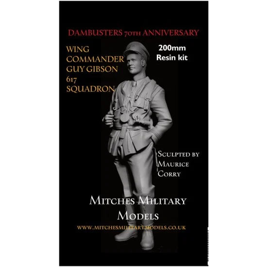 Mitches Military Models 076 200mm Wing Commander Guy Gibson (1 figure) - Model Figures