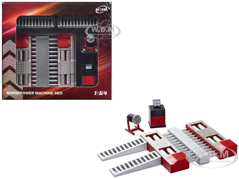 Horsepower Machine Red 1/64 Diecast Model by Model Model - Accessories