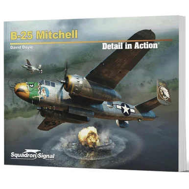 B-25 Mitchell Detail In Action