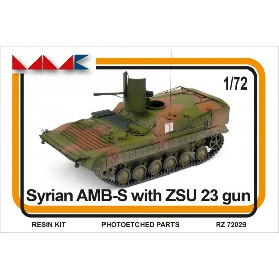 MMK 72029 1/72 Syrian AMB-S Armoured Ambulance w/ZSU 23 Gun