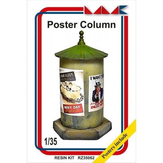 MMK RZ35062 1/35 Poster Column - Scenics & Diorama