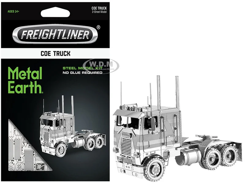 Model Kit Freightliner COE Truck (Challenging Difficulty) Steel Model by Metal Earth - Freightliner Models