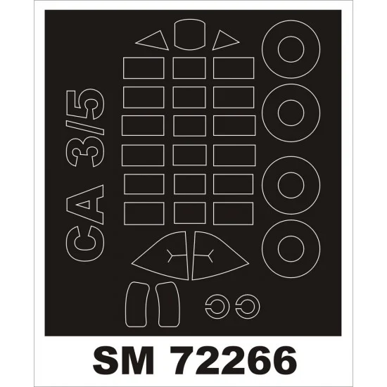 Montex SM72266 1/72 CAC CA-3/5 Wirraway Paint Mask for Special Hobby kit