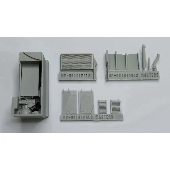MP Originals Masters Models 48004 1/48 M1A2 Abrams Engine Filter Detail set for Tamiya kits - Military Vehicles & Tanks