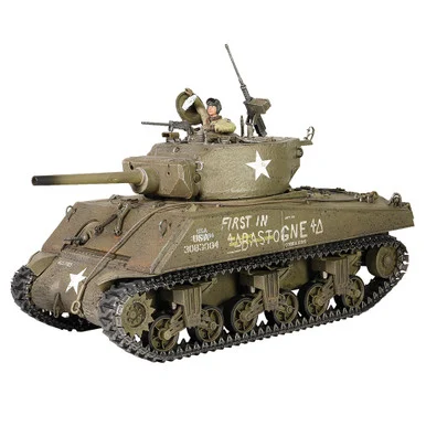 M4A3E2 (75) Sherman Jumbo 1/32 Die Cast Model 4th Armored Div, U.S. Army, "First in Bastogne", Belgium, De - Forces of Valor