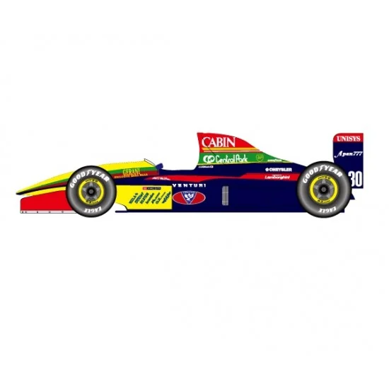 Monopost MP017 1/20 Venturi LC92 South African GP 1992 F1 Racing Car [Multi Material Kit] - Model Cars