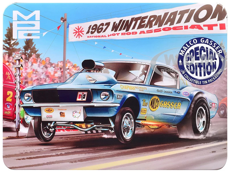 Skill 2 Model Kit Ohio George's Malco Gasser with Collector's Tin 1/25 Scale Model by MPC - Model Kits (To Built)