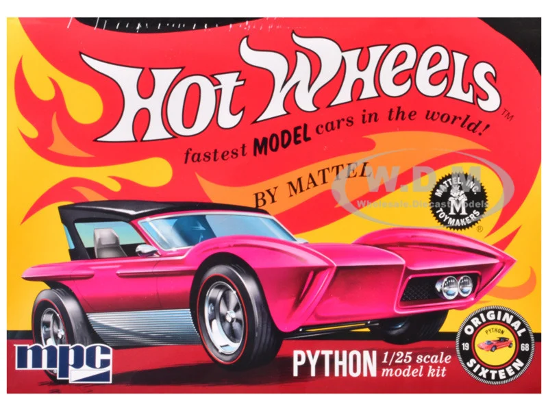 Skill 2 Model Kit Python Car "Hot Wheels" 1/25 Scale Model by MPC - Model Kits (To Built)