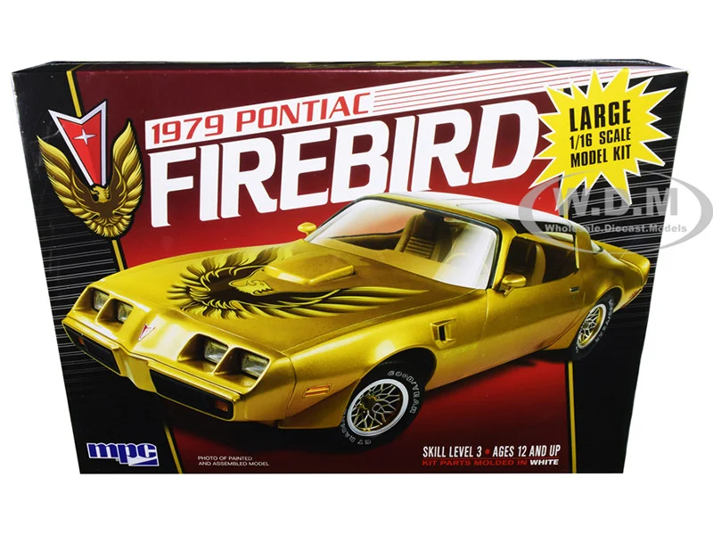 Skill 3 Model Kit 1979 Pontiac Firebird 1/16 Scale Model by MPC - Pontiac Models