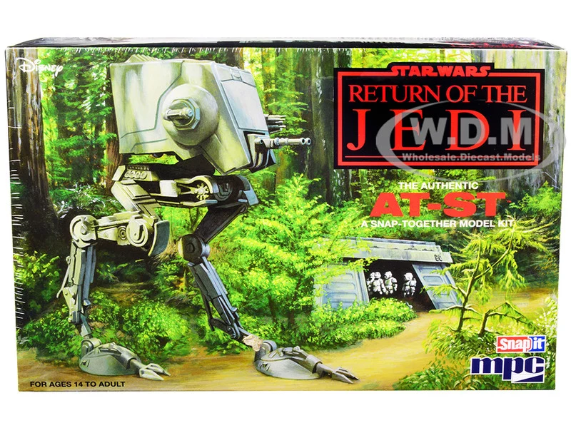 Skill 2 Snap Model Kit AT-ST "Star Wars: Return of the Jedi" Movie Scale Model by MPC