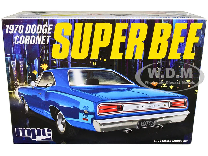 Skill 2 Model Kit 1970 Dodge Coronet Super Bee 1/25 Scale Model by AMT - Dodge Models