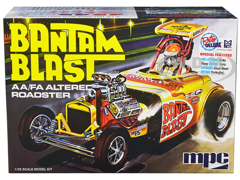 Skill 2 Model Kit "Bantam Blast" AA/FA Altered Roadster/Dragster 1/25 Scale Model by MPC - Model Kits (To Built)