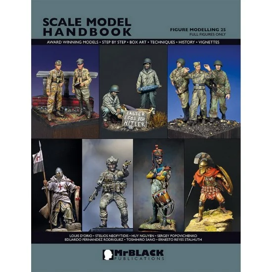 Mr Black Publications SMH-FM25 Scale Model Handbook: Figure Modelling Vol.25 Full Figures Only (English, 52pages)