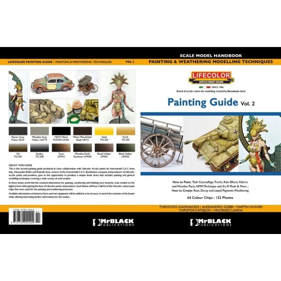 Mr Black Publications SMH-LCPG02 Lifecolor Painting Guide Vol.2 (A4 Format, 36 Pages)
