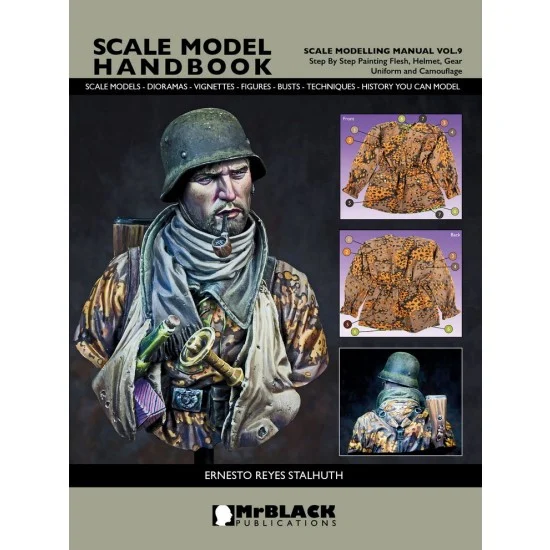 Mr Black Publications SMH-SMM09 Scale Modelling Manual Vol.9 - Painting Flesh, Helmet, Gear, Uniform & Camo