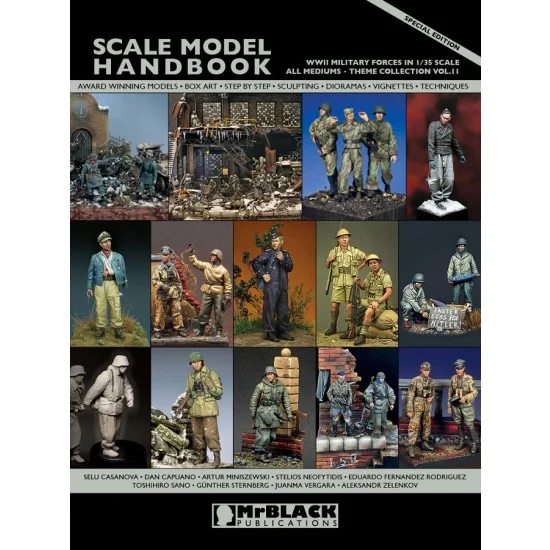 Mr Black Publications SMH-TC11 Scale Model Handbook: Theme Collection Vol.11 WWII Military Forces In 1/35 Scale