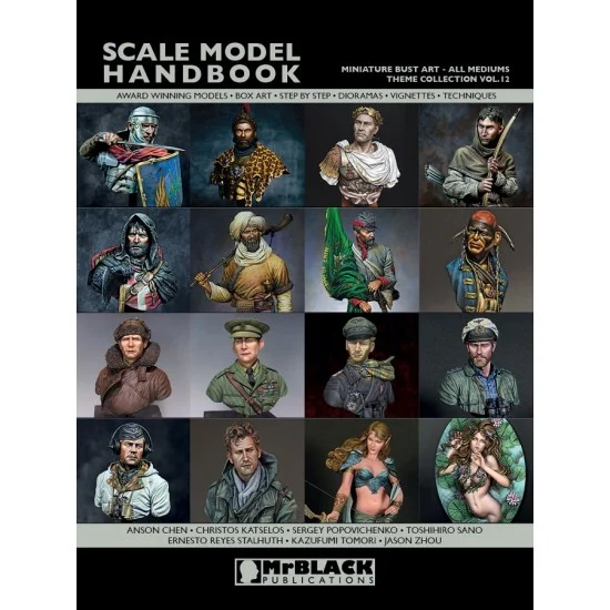 Mr Black Publications SMH-TC12 Scale Model Handbook: Theme Collection Vol.12 - All Mediums Miniature Bust Art