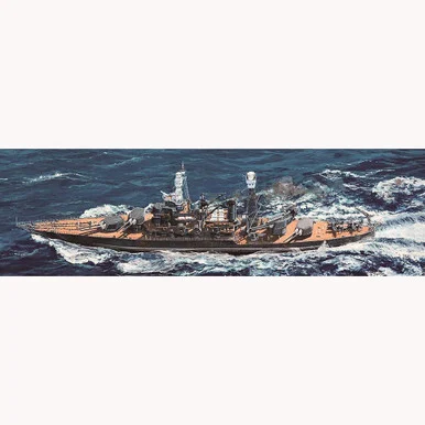 USS West Virginia BB-48 1/700 Kit - 1941 Markings