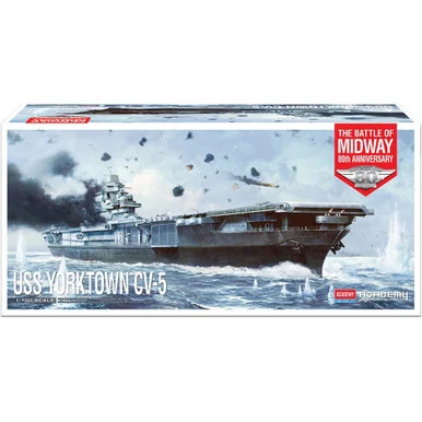 USS Yorktown CV-5 "Battle of Midway" 1/700 Kit Academy (14229)