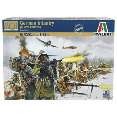 German Infantry in Winter Gear 1/72 Figures Italeri (6151)