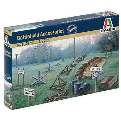 World War II Battlefield Accessories 1/72 Kit Set - Italeri