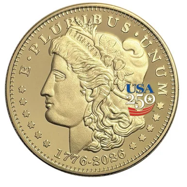 MORGAN DOLLAR GOLDEN TRIBUTE 1 OZ COIN -250TH ANNIVERSARY Merrick Mint (MORGAN_250TH_GLD_TRIB)