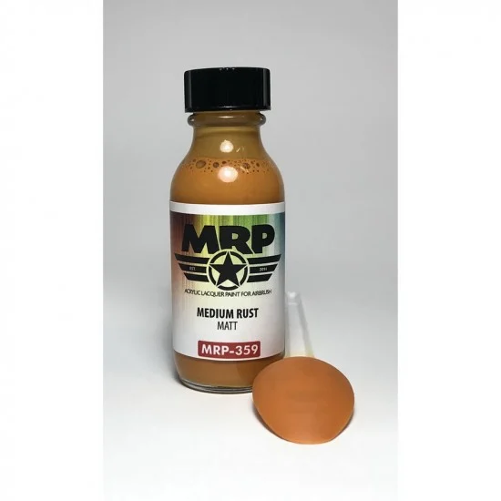 Mr Paint 359 Acrylic Lacquer Paint - Medium Rust (Matt) 30ml