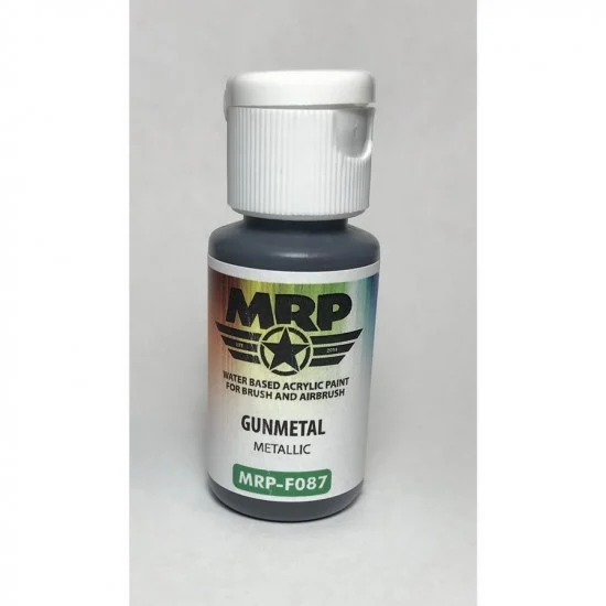 Mr Paint F087 Acrylic Paint for Figure - Gunmetal (17ml)