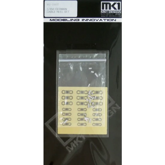 MK1 Design MS-35032 1/350 German Cable Reel Set