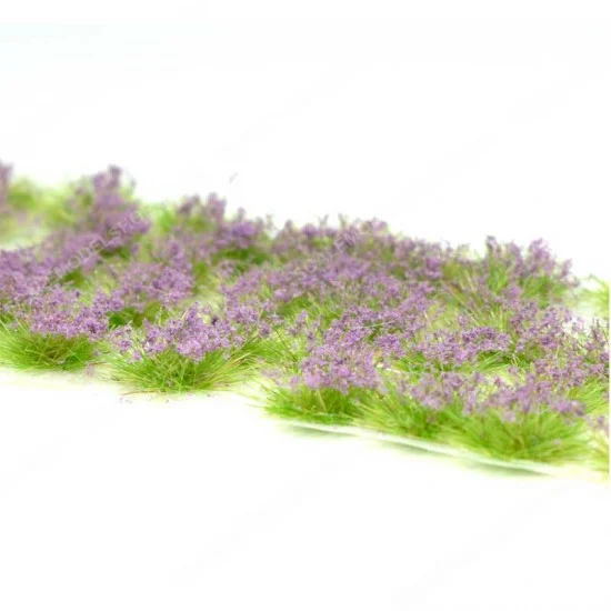 Model Scene 060-05S Turfs and Grass Strips (MINIPACKS) - Blossoms Tufts #Violet
