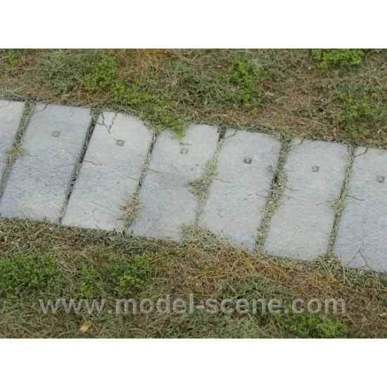 Model Scene 46700 1/160 Concrete Panels Type I. (19mm x 6mm) - Scenics & Diorama