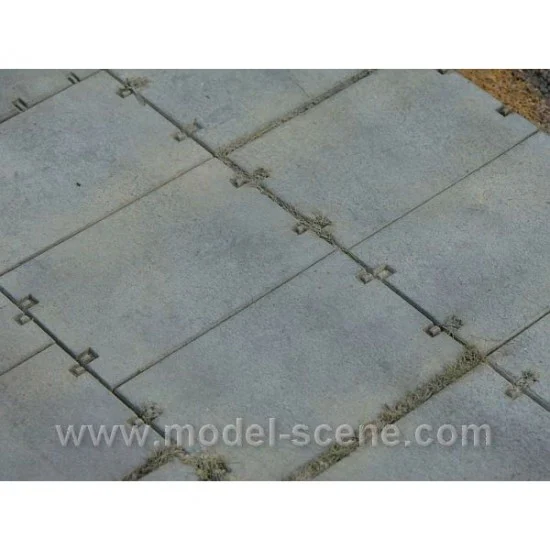 Model Scene 46702 1/160 Concrete Panels Type III. (19mm x 12mm) - Scenics & Diorama