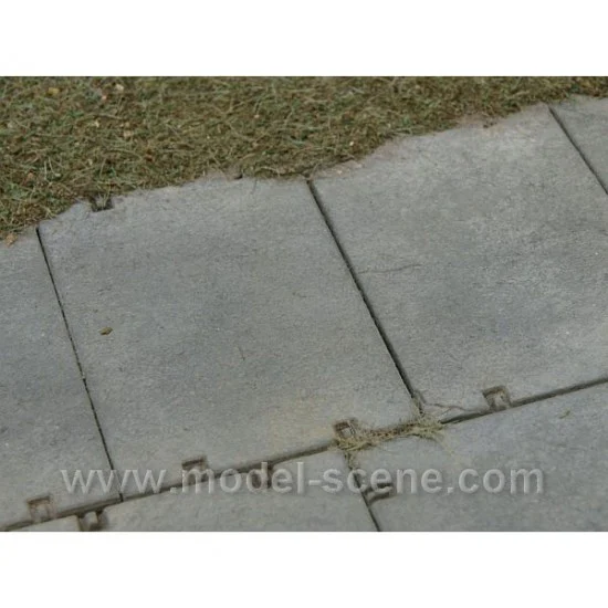 Model Scene 48703 HO Scale Concrete Panels Type IV. (31mm x 21mm) - Scenics & Diorama