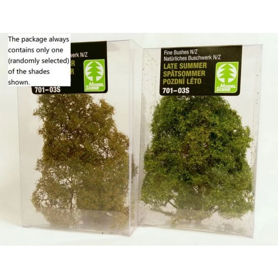 Model Scene 701-03S Minipack Natur Fine Bushes - Late Summer