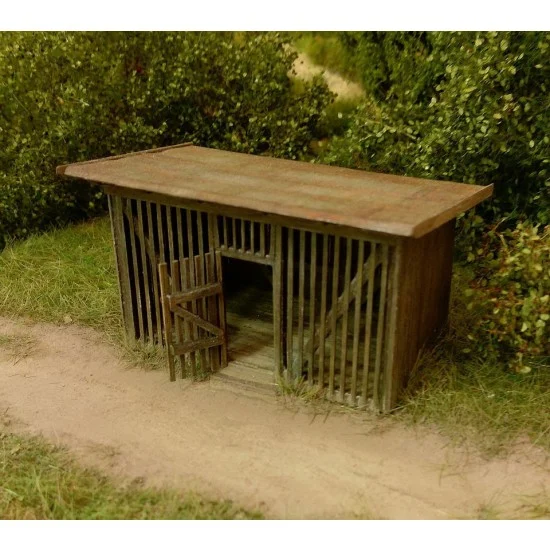 Model Scene 91526 TT Scale Storage For Gas Bottles - Scenics & Diorama