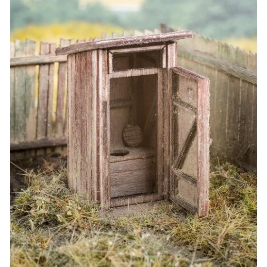 Model Scene 98501 HO Scale Outhouse - Scenics & Diorama