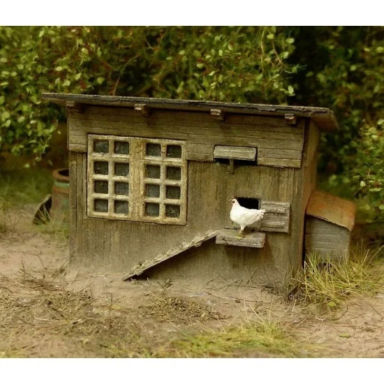 Model Scene 98518 HO Scale Henhouse - Scenics & Diorama
