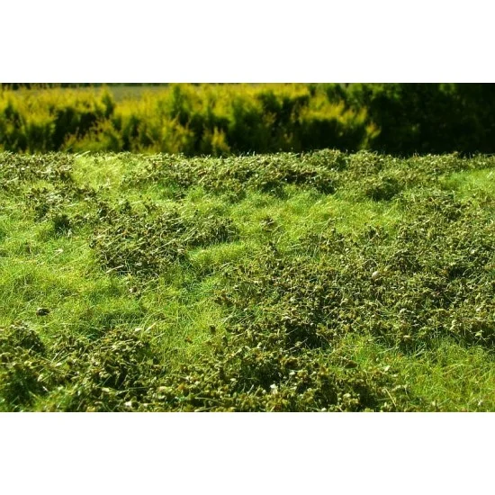 Model Scene F501 [Premium Line] Grass Mat - Low Bushes, Spring (Size: 18x28cm / 7"x11")