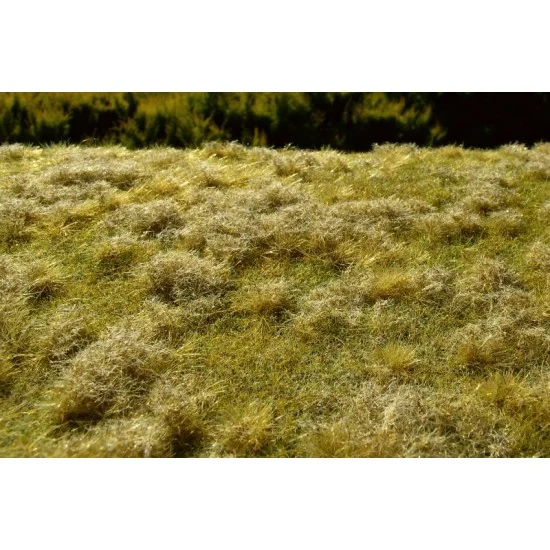 Model Scene F523 Fallow Field Grass Mat - Late Summer (Size: 18 x 28 cm)