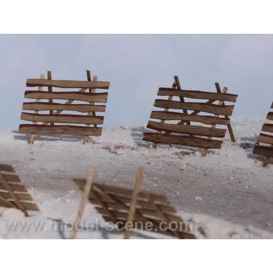 Model Scene PL8-501 HO Scale 1/87 1/72 Snow Fences