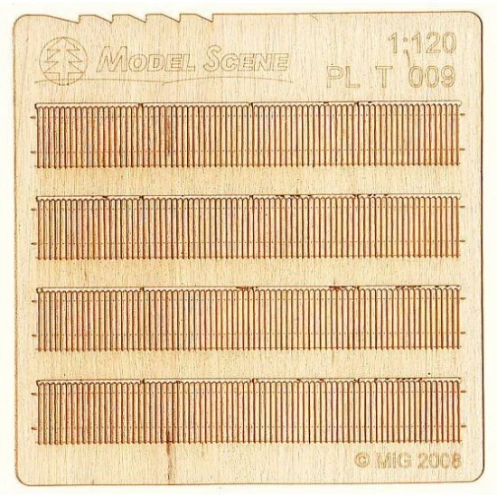 Model Scene PLT-009 1/120 Stockade (Short) Fence Type 9