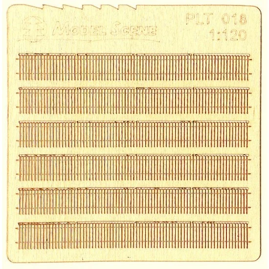 Model Scene PLT-018 1/120 Stockade Privacy Fence Type 18