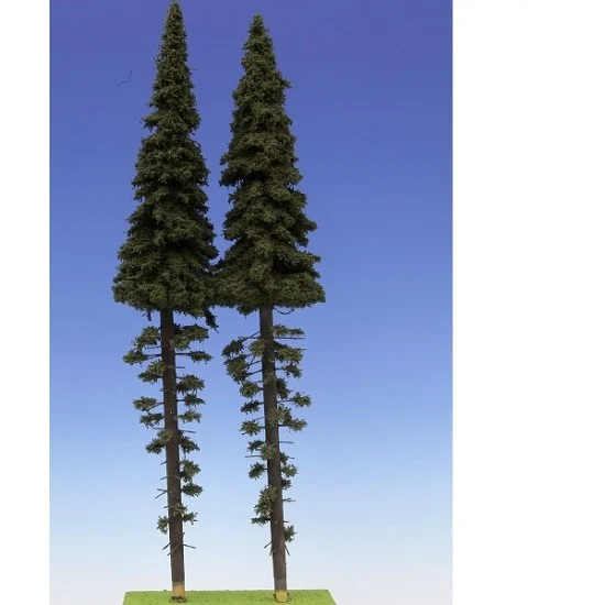 Model Scene SK4400 Spruce with Trunk 400mm (2pcs) - Scenics & Diorama