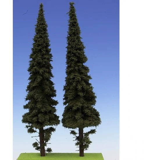 Model Scene SM4300 Spruce with Short Trunk 300mm (2pcs) - Scenics & Diorama