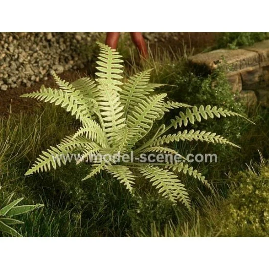 Model Scene VG7-001 1/72, 1/87 Fern (2 Laser-cut Paper Sheets)