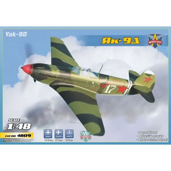 ModelSvit 4809 1/48 WWII Yak-9D Longe-range Fighter