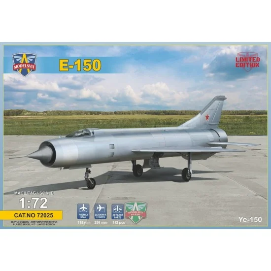 ModelSvit 72025 1/72 Mikoyan-Gurevich Ye-150 Interceptor Prototype